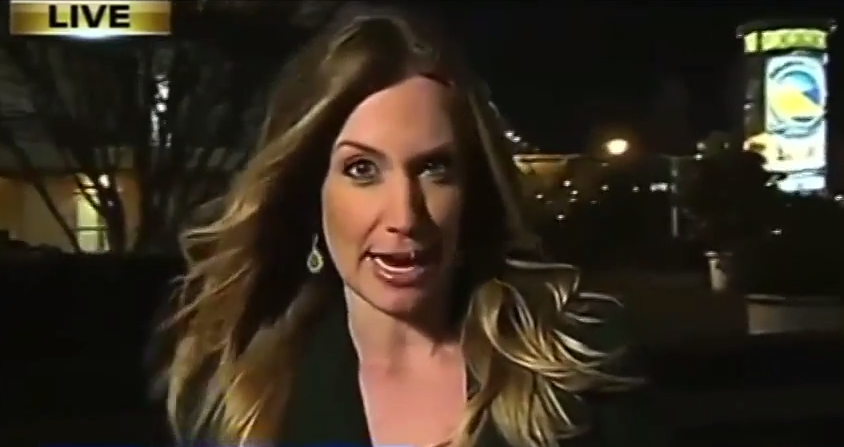 News Reporter Swallows A Rope Of Her Own Snot During Miley Cyrus Live
