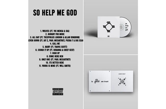 Is this the new artwork and track list for Kanye West's So Help Me