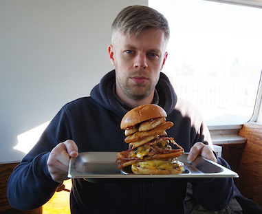 We Made Our Art Director Eat a Burger Bigger Than his Face — Acclaim ...
